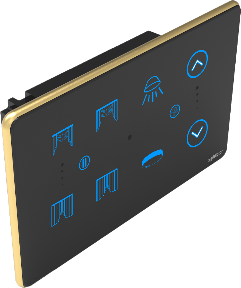 SR33. Luxeray 2 Switch + 1 Fan + 2 Curtain - 4M (2+1+2+0U)