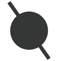 [PN-MTL-34] 6W Zigbee Round Wall Magnetic Track Light