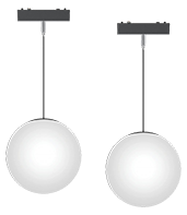 [PN-MTL-40] 9W Zigbee Full Ball Pendant Magnetic Track Light