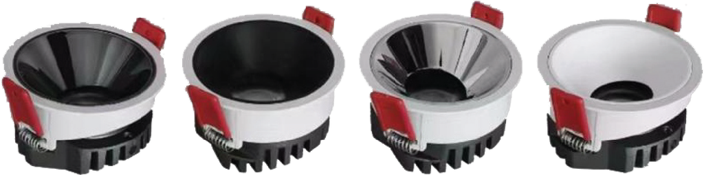 SR.135 Zigbee Dimora 12W (cutout 75mm) (Black)