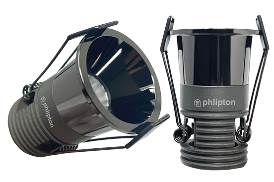 SR128|129|130. ZigBee DEEPCONE PRO ROUND SPOT(Gun Metal)