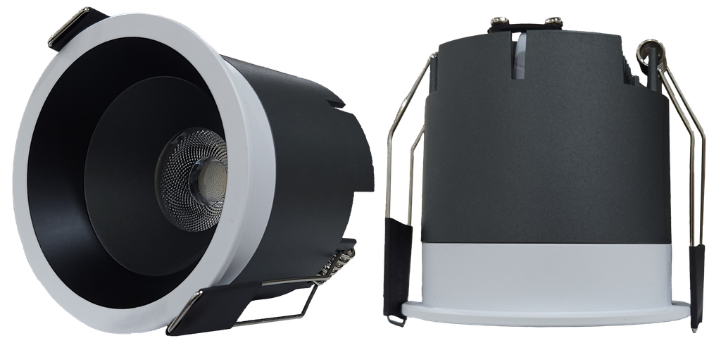 [PN-CCTDIM-COB77] SR173. Spot Lux 12W (cutout 74mm)(Black & White)