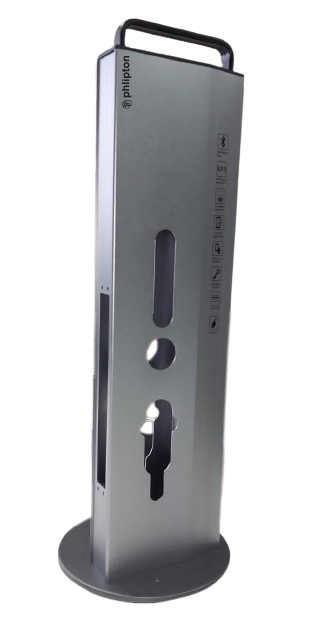 SR219. Aluminium Metal High Quality 360 Degree Rotating Doorlock Stand for Demo
