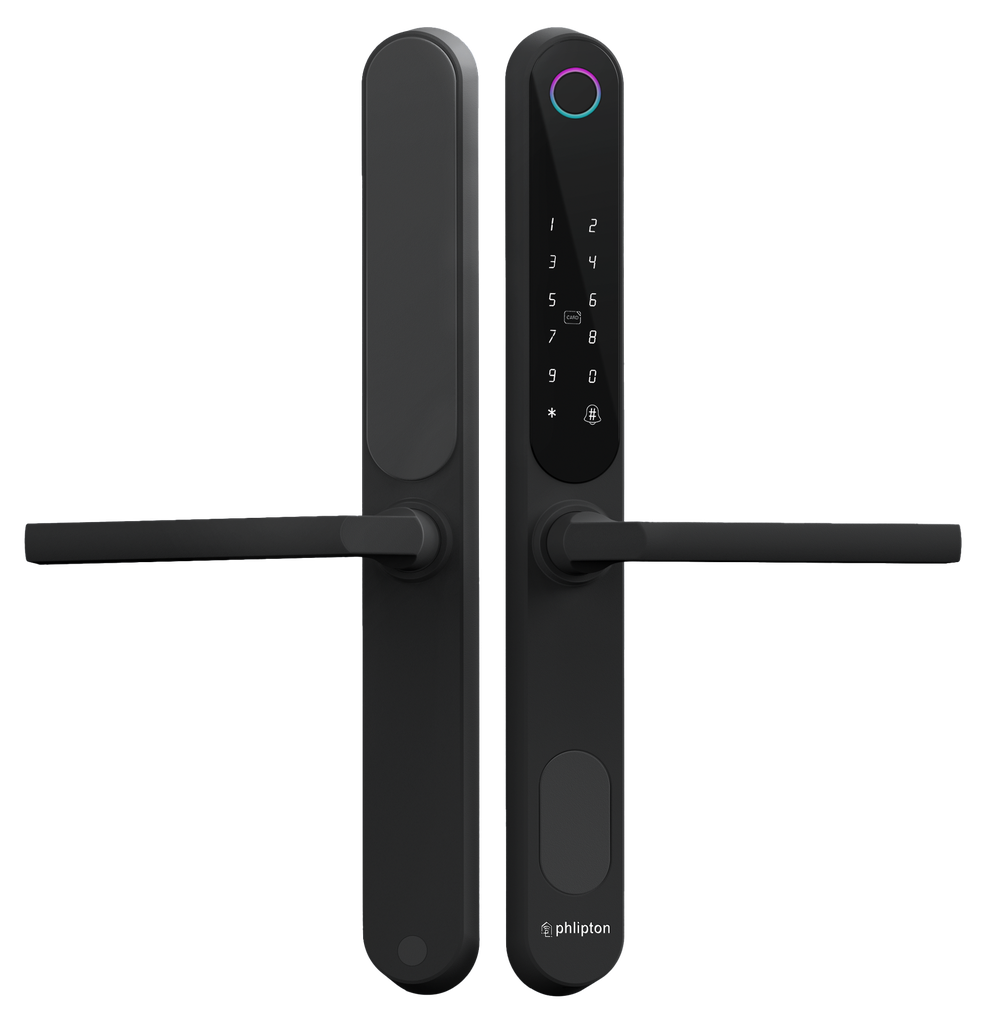 SR221. BLE Series AL1 For Aluminum profile Doors Smart Biometric Door Lock With Finger print + RFid + passcode + mechanical key