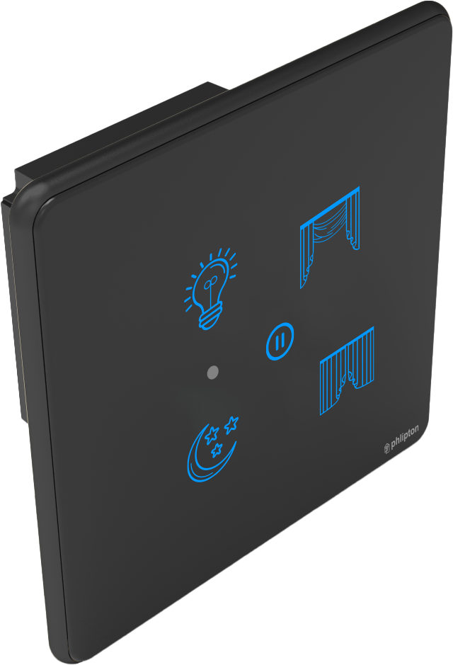 SR24. Luxeray 2 Switch + 1 Curtain - 2M (2+0+1+0U)