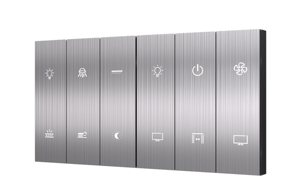 SR7. TITAN ZigBee 12 Switch (4L+8SC / 1L+1F+8SC) : 4M (6S+6S)