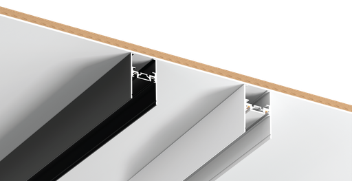 48V Hanging Magnetic track per
Meter (Color: Black/White) Cutout
Size : 30mm