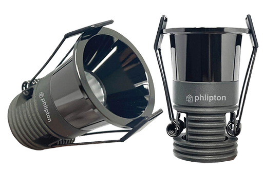 SR128|129|130. ZigBee DEEPCONE PRO ROUND SPOT(Gun Metal)