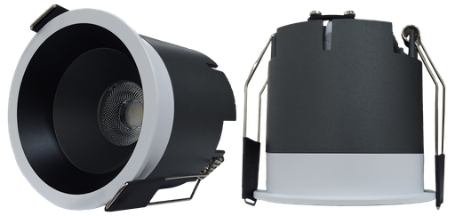 SR173. Spot Lux 12W (cutout 74mm)(Black & White)