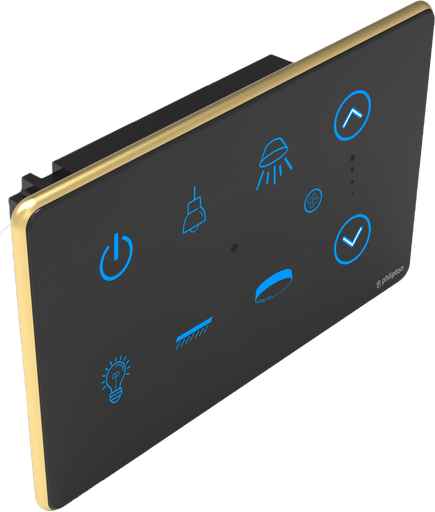SR31. Luxeray 6 Switch + 1 Fan - 4M (6+1+0+0U)