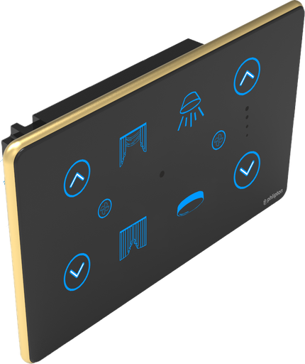 SR35. Luxeray 2 Switch + 2 Fan +1 Curtain- 4M (2+2+1+0U)