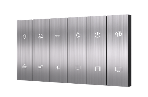 SR7. TITAN ZigBee 12 Switch (4L+8SC / 1L+1F+8SC) : 4M (6S+6S)