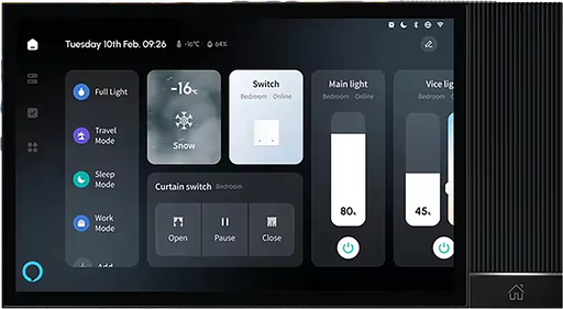 [PN-CPS-8INCH] SR82. Phlipton Multi-functional Indian 2M standard Touch Screen Panel In build ZigBee + Sigmesh Multimode Gateway For Central Control 8 Inch With VDP Video calling support With Alexa Inbuilt certified (Lead Time 20 to 30 days after advance order)