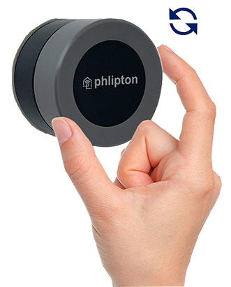 [PN-ROT-02] SR89. Phlipton ZigBee The Wireless Rotary Knob for Smart Lighting Dimming, CCT Control & Change RGB Colors Also Can Set 5 Customized Scenes